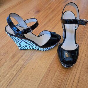 Zebra Print Wedges